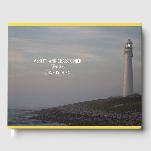 ライトハウスオーバービューザ海結婚ズゲストブック ゲストブック (正面)