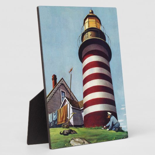 ライトハウスキーパーバイステヴァンドハノス フォトプラーク (側面)