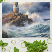 ライトハウスクリスチャンキッチンタオル キッチンタオル (折り畳み)