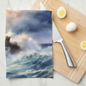 ライトハウスクリスチャンキッチンタオル キッチンタオル (四つ折り)