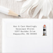 ライトハウスグレープリント差出人住所ラベル ラベル (インサイチュ)