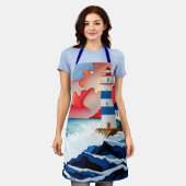 ライトハウスコレクション エプロン (着用した状態)