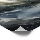 ライトハウスコースタルアートプリントポスター ポスター (角)