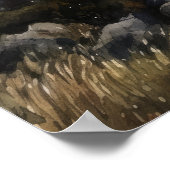 ライトハウスコースタルアートプリントポスター ポスター (角)