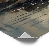 ライトハウスコースタルアートプリントポスター ポスター (角)