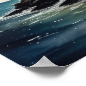 ライトハウスコースタルアートプリントポスター ポスター (角)