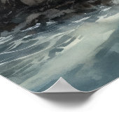 ライトハウスコースタルアートプリントポスター ポスター (角)