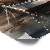 ライトハウスコースタルアートプリントポスター ポスター (角)