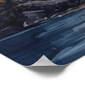 ライトハウスコースタルアートプリントポスター ポスター (角)