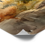 ライトハウスコースタルアートプリントポスター ポスター (角)