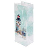 ライトハウスコースタルホリデークリスマス ワインギフトバッグ (裏面アングル)