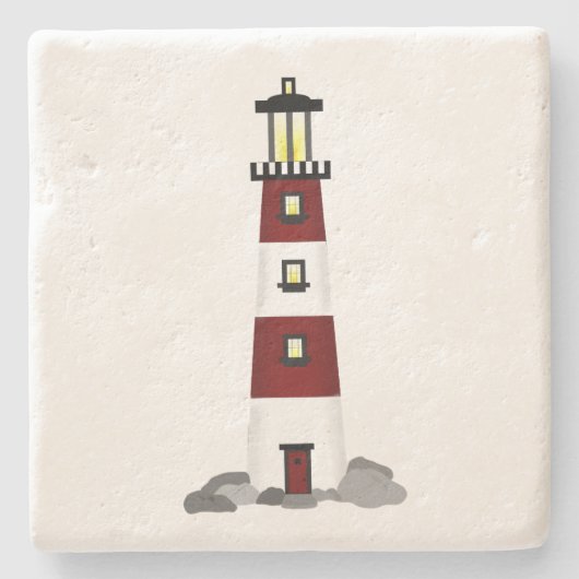 ライトハウスコースター ストーンコースター (正面)