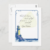 ライトハウスゴッドファーザー父の日 ポストカード (正面/裏面)