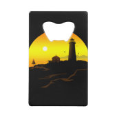 ライトハウスサンダウン クレジットカード栓抜き (正面)