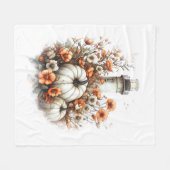 ライトハウスシャツカントリーパンプキン フリースブランケット (正面(横))