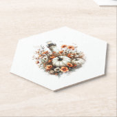 ライトハウスシャツカントリーパンプキン ペーパーコースター (アングル)