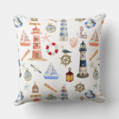 ライトハウスシルボート海アドベンチャー クッション (裏面)