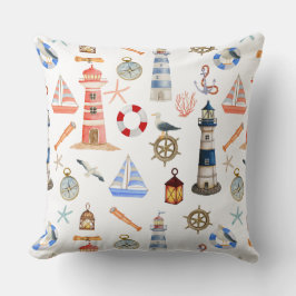 ライトハウスシルボート海アドベンチャー クッション