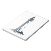 ライトハウスシーイラストレーションシルエットスタイル ノートパッド (回転)