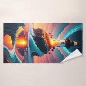 ライトハウスシースケープ バスタオル (バスタオル)