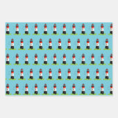 ライトハウスシーンデザインラッピング紙 ラッピングペーパーシート (正面)