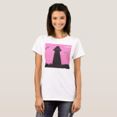 ライトハウスシーン付きタンクトップ Tシャツ (正面フル)