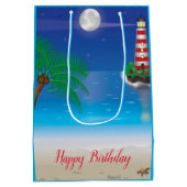 ライトハウステーマ抱き枕 ミディアムペーパーバッグ (裏面)