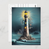 ライトハウスナイトタイムグロー ポストカード (正面/裏面)