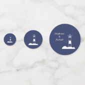 ライトハウスネイビーブルー結婚ズ コンフェッティ (正面)