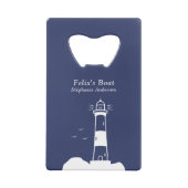 ライトハウスネイビーブルー クレジットカード栓抜き (裏面)