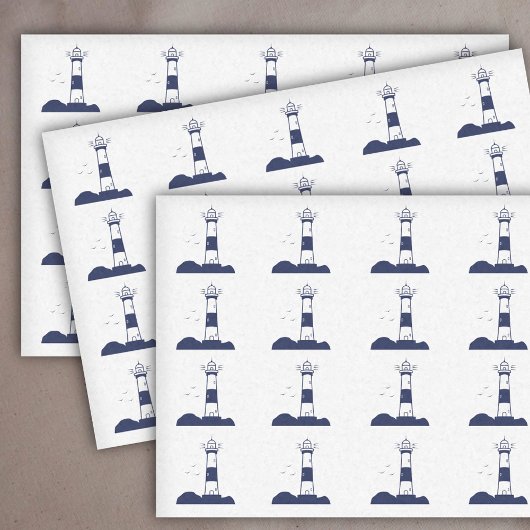 ライトハウスネイビーブルー 薄葉紙