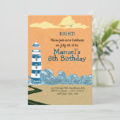 ライトハウスバイザシーバースデーパーティー 招待状 (スタンド正面)