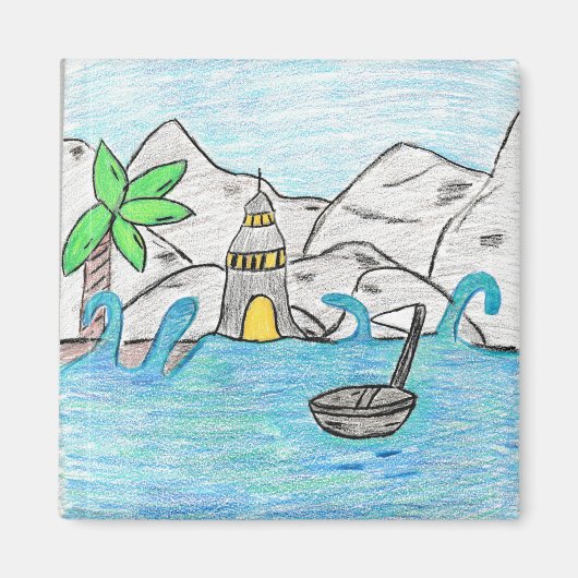 ライトハウスバイシー マグネット (正面)