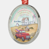 ライトハウスパス メタルオーナメント (左)