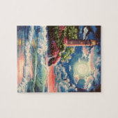 ライトハウスパズルミスティカルムーンライ絵画ズ ジグソーパズル (横)