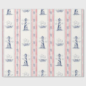 ライトハウスパターン ラッピングペーパー (フラット)
