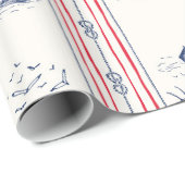 ライトハウスパターン ラッピングペーパー (ロールコーナー)
