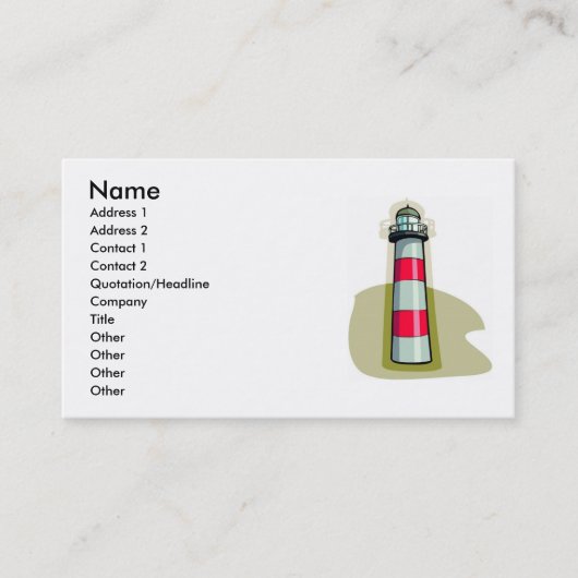 ライトハウスビジネスカード 名刺 (正面)