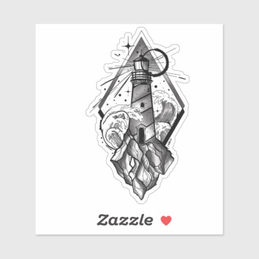 ライトハウスビニールステッカー シール (シート)