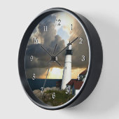 ライトハウスビーコン 壁時計 (傾斜)