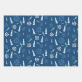 ライトハウスビーチウォーターカラー絵を描ハンドアウトP ラッピングペーパーシート (正面)