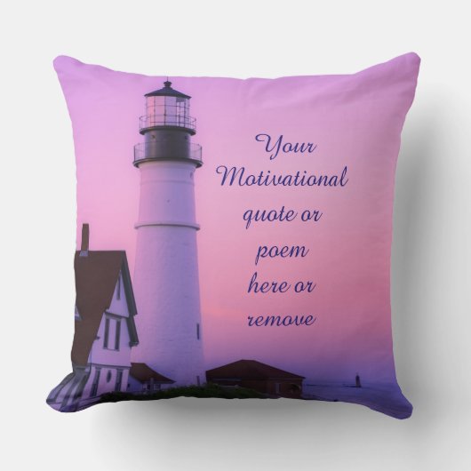 ライトハウスピンクスカイ クッション (正面)