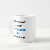 ライトハウスファン、熱心 コーヒーマグカップ (正面左)