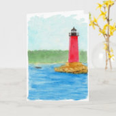 ライトハウスファーザーズデイカード カード (黄色い花)