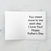 ライトハウスファーザーズデイカード(大プリント) カード (内部)