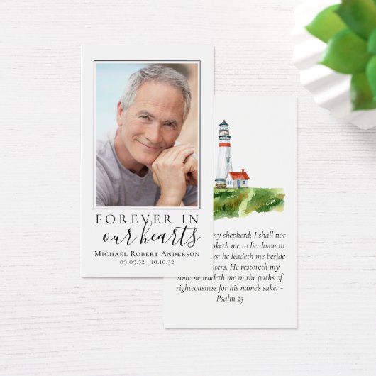 ライトハウスフォトメモリアル祈りの言葉カード (デスク)