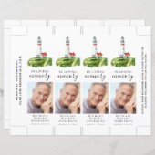 ライトハウスフォト2x7インチ記念ブックマーク (正面/裏面)