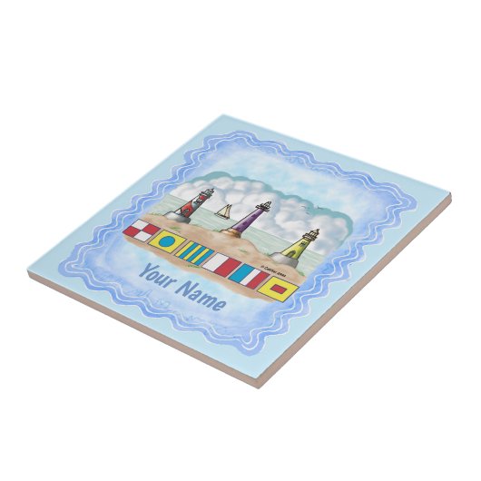 ライトハウスフラグ タイル (側面)