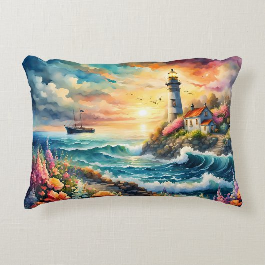 ライトハウスフローラガーデンオンザシー アクセントクッション (正面)
