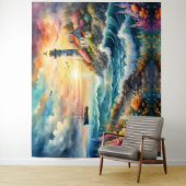 ライトハウスフローラガーデンオンザシー タペストリー (インサイチュ)